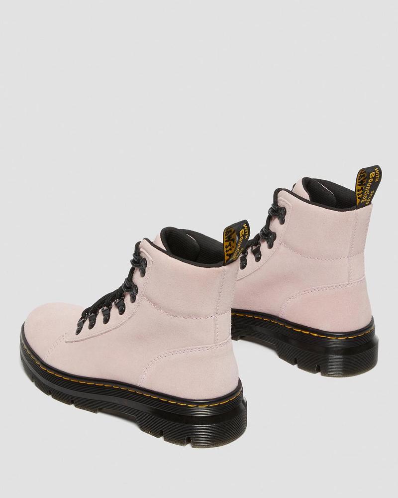 Botas Casuales Dr Martens Combs Women Gamuza Mujer Rosas | MX 680OKI